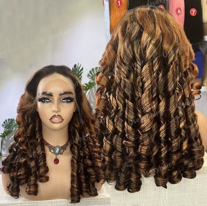 Perruque Naturelle de Cheveux Humains