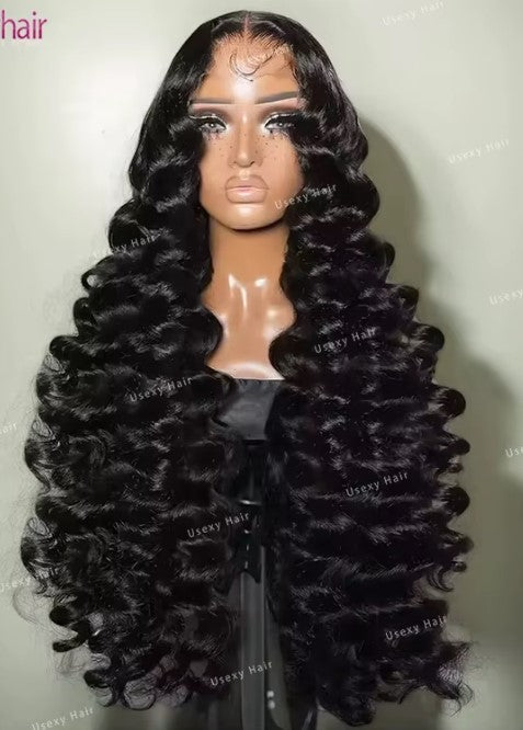 Perruque Naturelle de Cheveux Humains