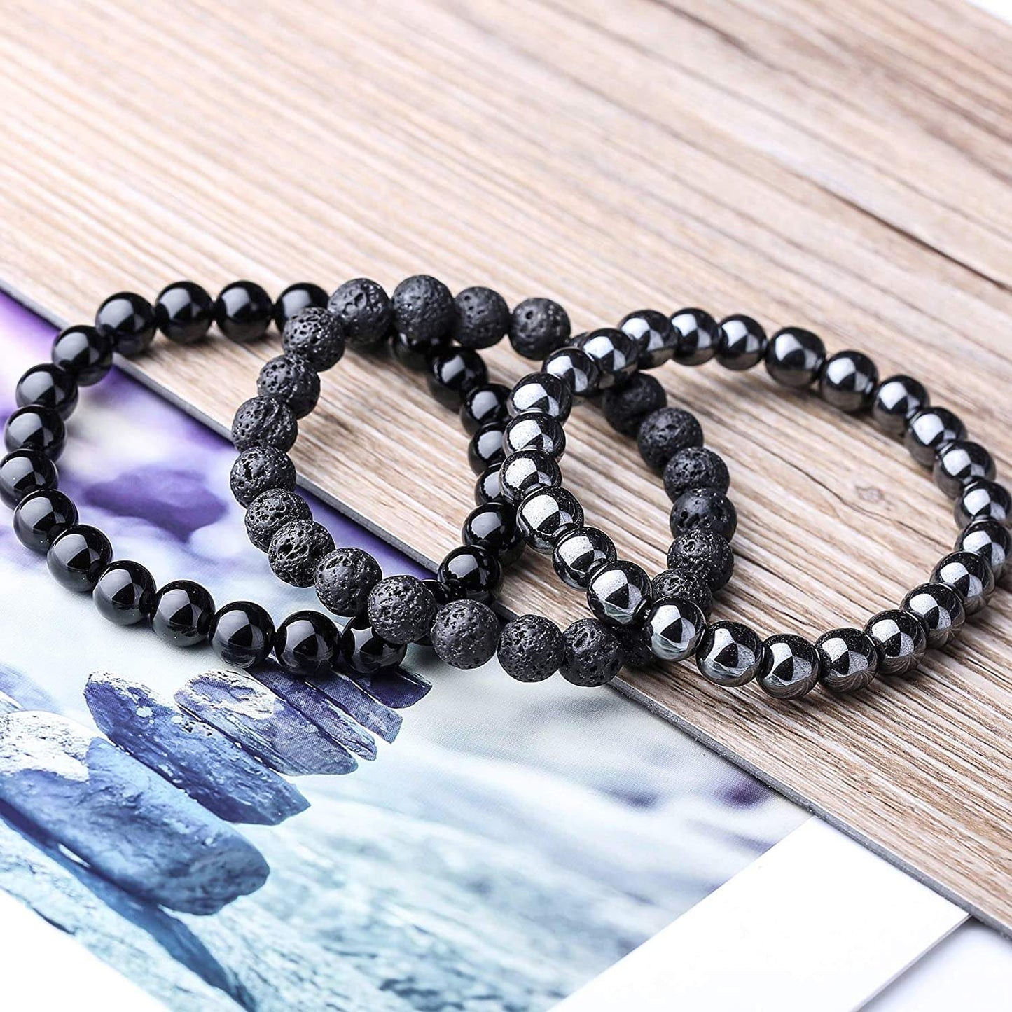 Bracelet personnalisé en pierre naturelle