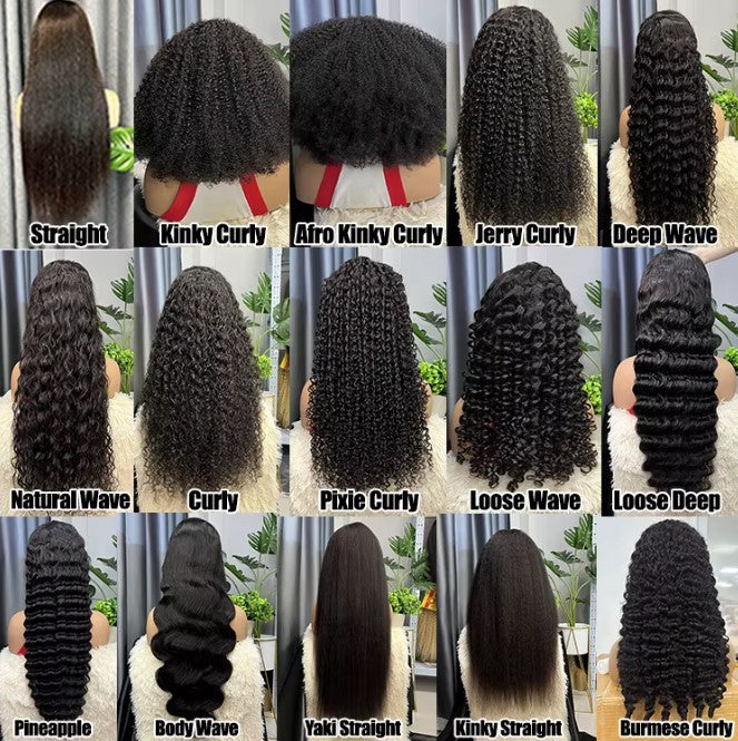 Perruque Naturelle de Cheveux Humains